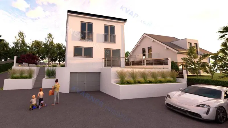 Malinska, for sale - new semi-detached house with garage! – 3