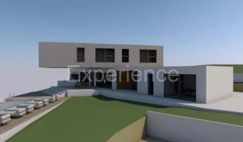 Buzet: Terreno edificabile con progetto di una VILLA DI LUSSO e campo da tennis – 2