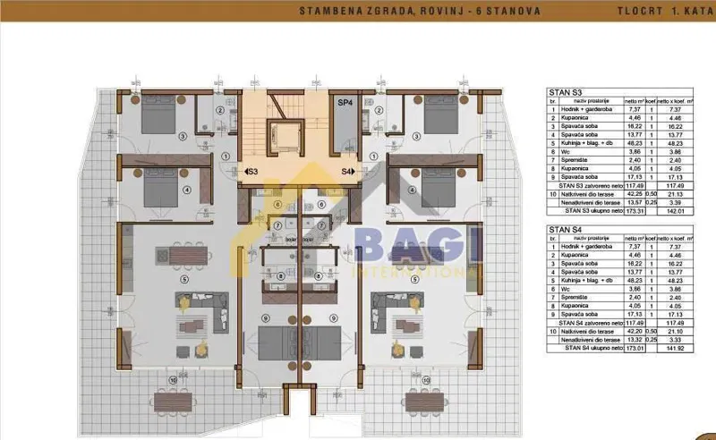 Rovigno-Appartamento di lusso-2 garage-ascensore-400 metri dal mare-vista – 2