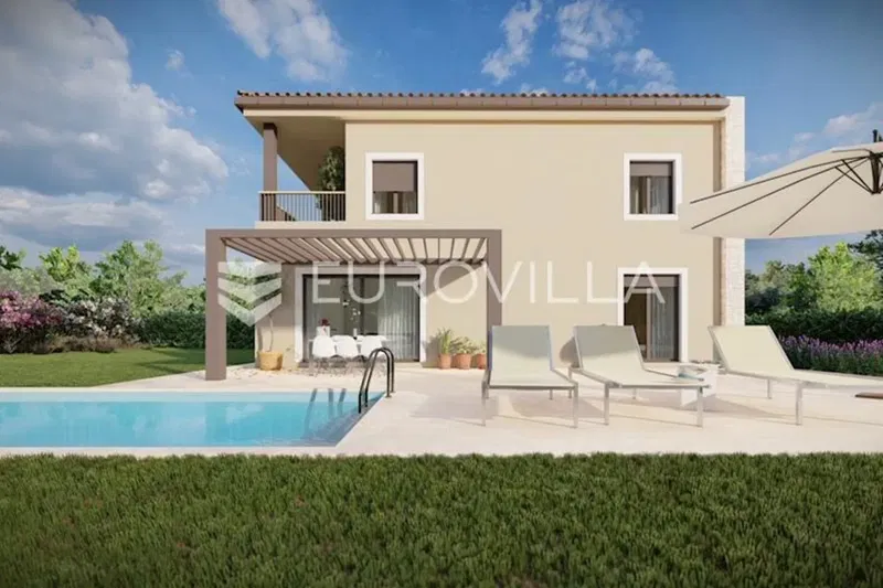 Istria, Muntrilj, modern house with swimming pool – 2
