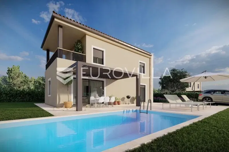 Istria, Muntrilj, modern house with swimming pool – 3