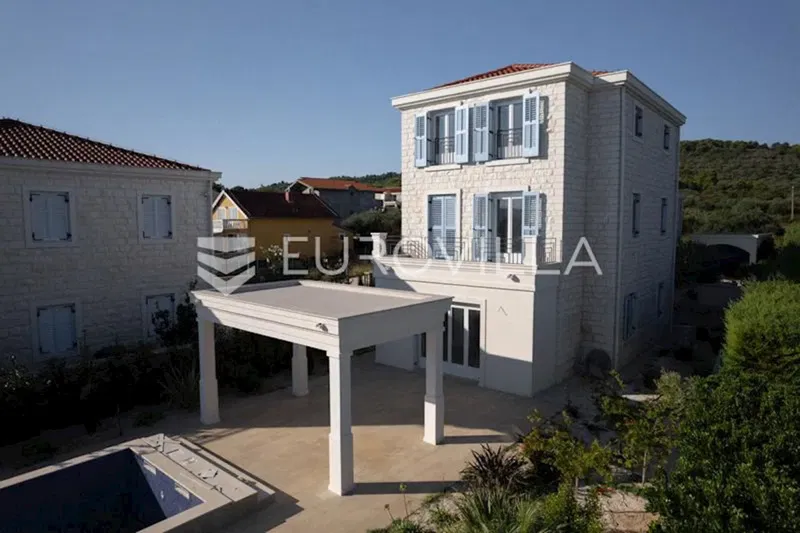 Pašman Island, Dobropoljana, classic stone villa in the first row to the sea – 2
