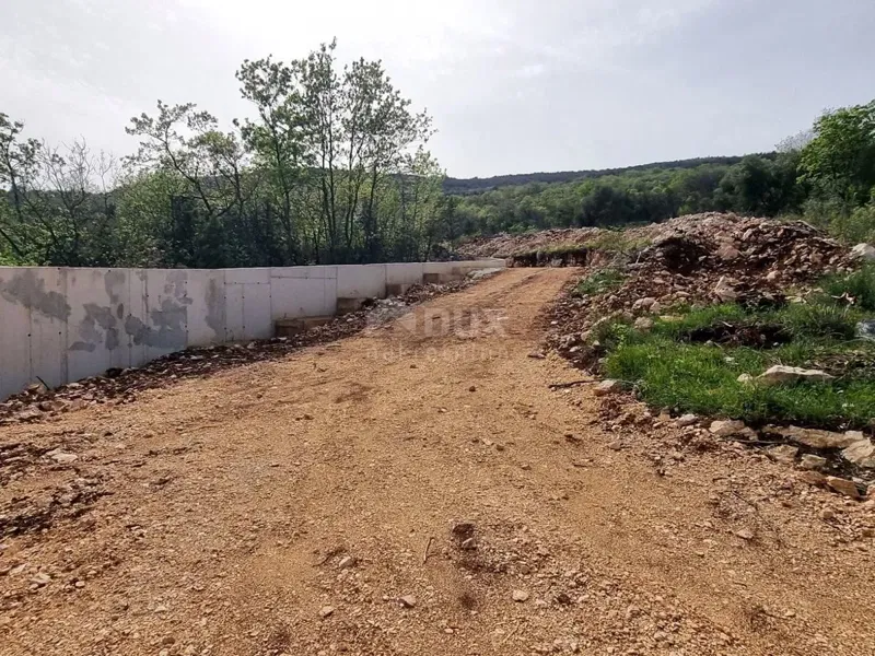 Istria, Rabac, land with permit, 1021m2 – 2