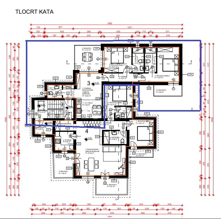Apartment Krk, 105m2 – 2