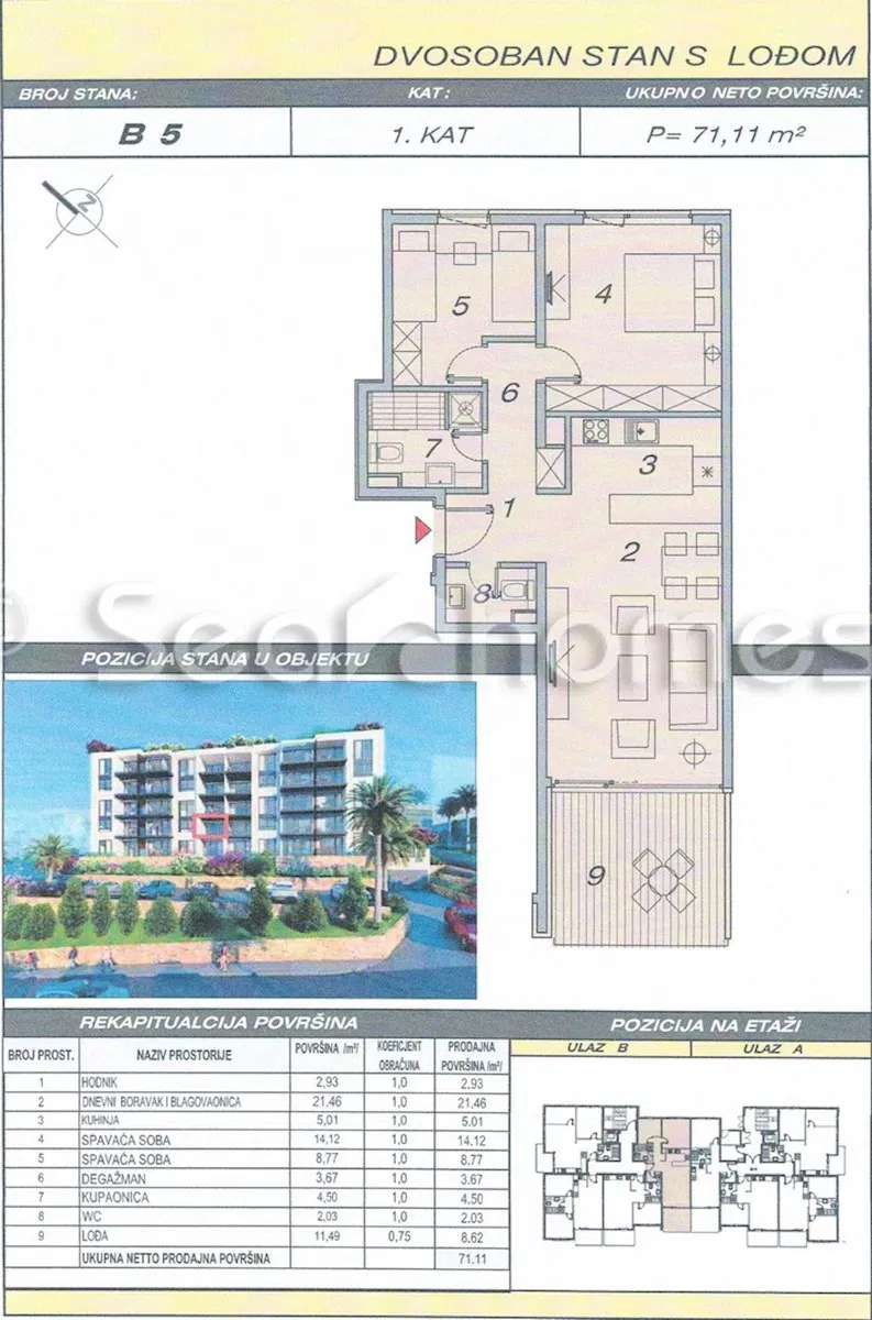 Apartment in new lux building – 2