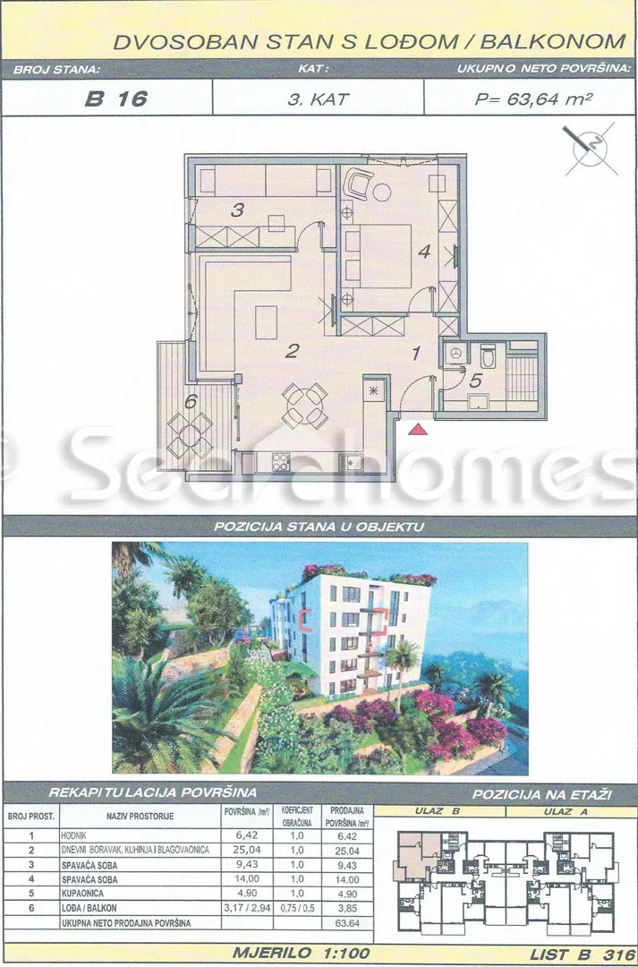 New apartment on 3rd floor of new building – 2