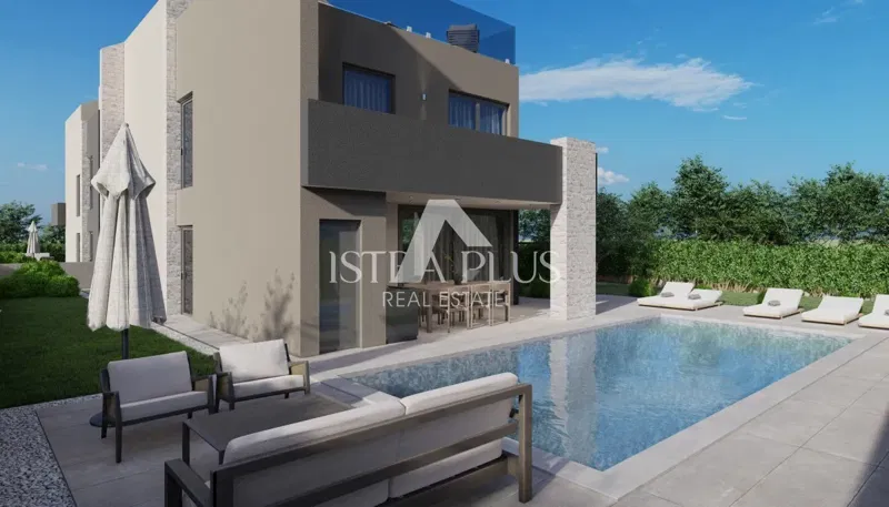 Parenzo, Istria Nuova villa di lusso con piscina a 500 m dal mare e vista mare!! – 2