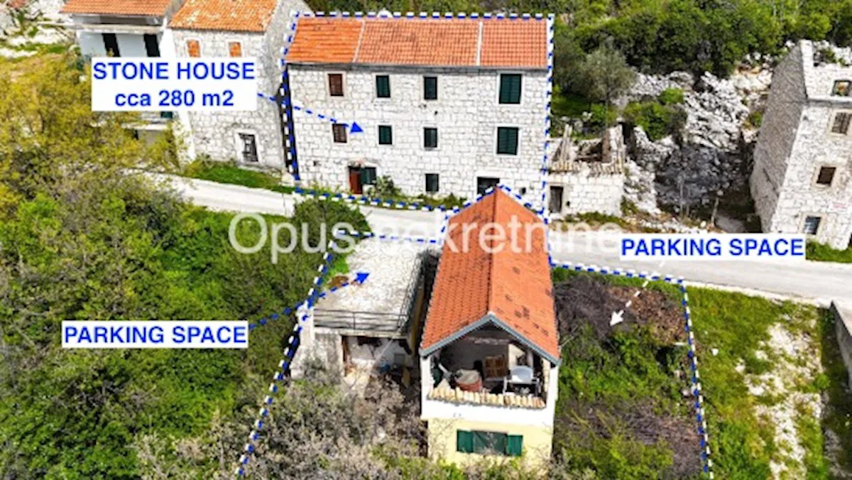 RABA, Slivno-kamena kuća cca 280 m2 RENOVIRANO