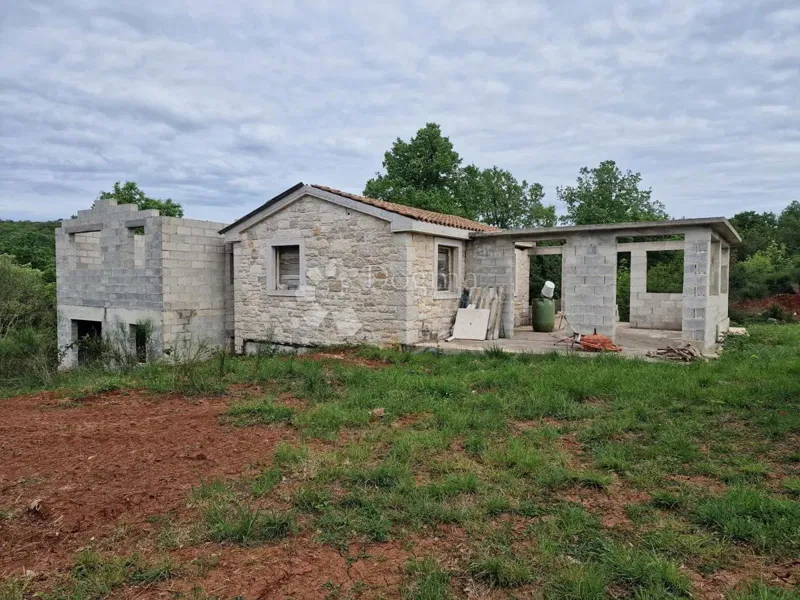 Construction started - legalized house and olive grove – 2