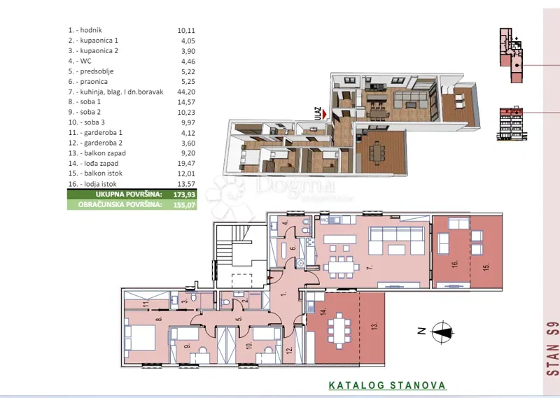 PENTHOUSE Seget Donji, Seget, 173,93m2 – 2