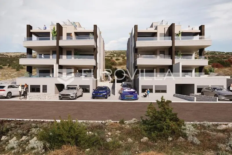 Pag, Šimuni two, room penthouse 86.93 m² with sea view – 2