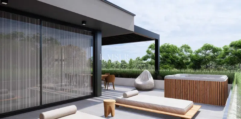Isztria - Poreč, luxus apartman szaunával, kilátással a tengerre – 3