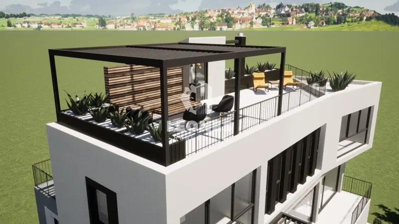 Bellissima villa indipendente con vista mare a Kaštelir – 3