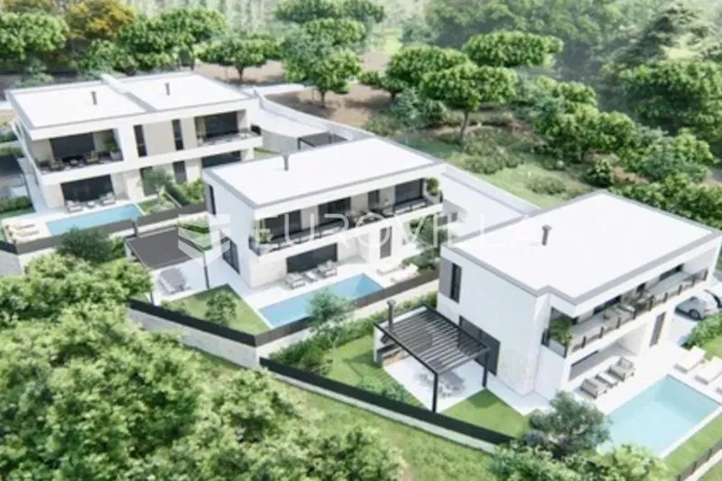 Valtura, a modern semi-detached house with a net usable area of188 m² in the construction phase – 2