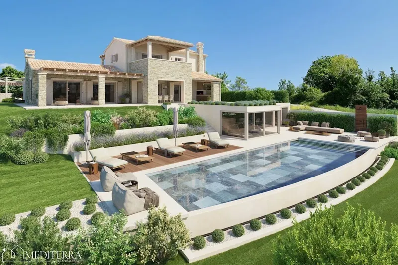 Luxury Villa with sea view, Grožnjan, Istria – 2