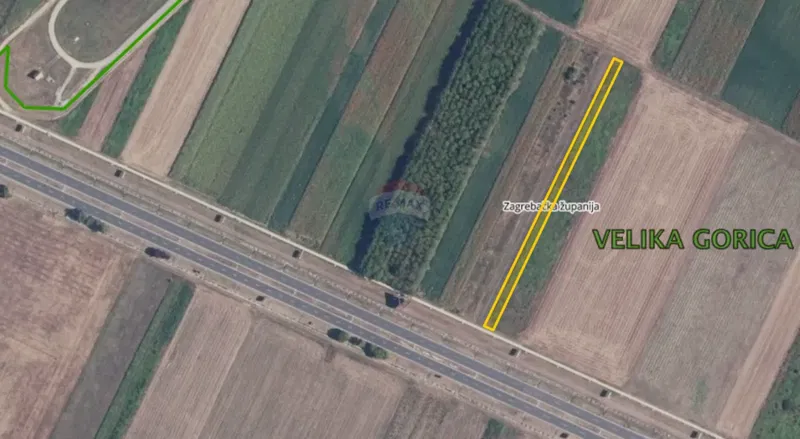 Terreno non edificabile Bapča, Velika Gorica - Okolica, 1.441m2 – 2