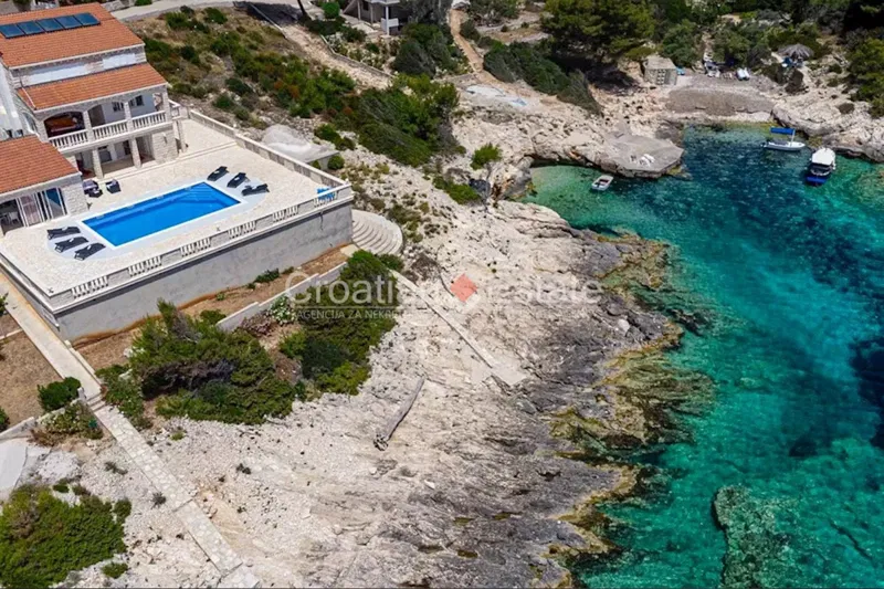 Seafront stone villa with pool, for sale – 2