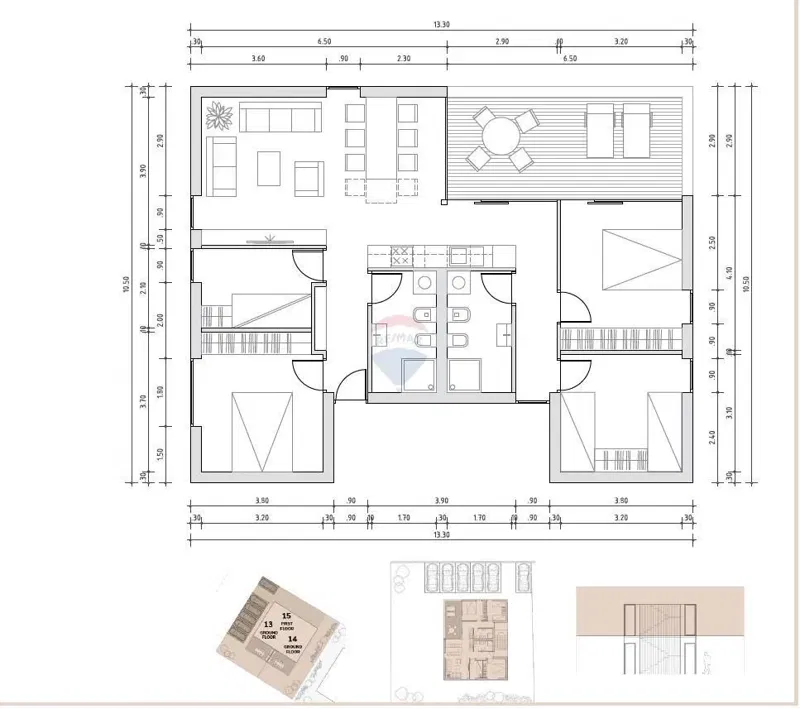 Condo/Apartment Dajla, Novigrad, 108,20m2 – 3