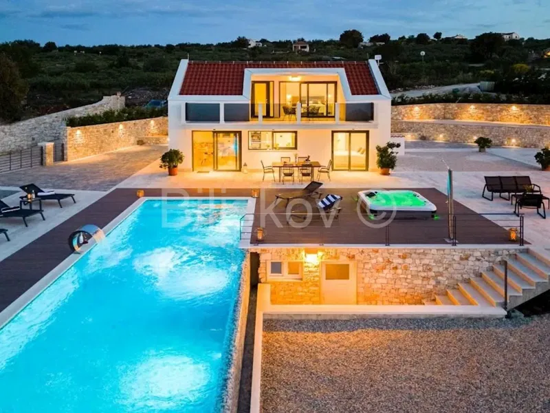 Brač, sale, villa, pool, open view – 3