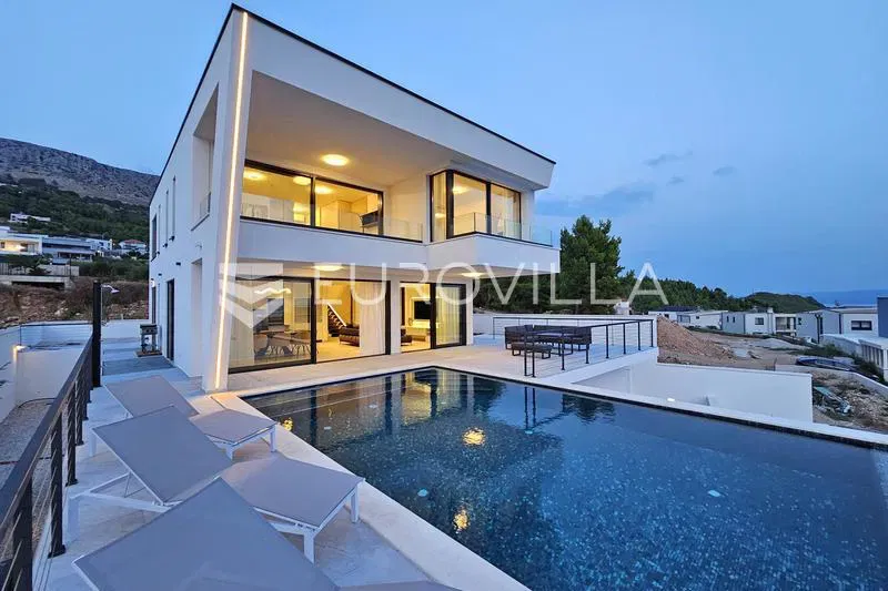 Podstrana, a beautiful villa with a panoramic view of the sea – 2