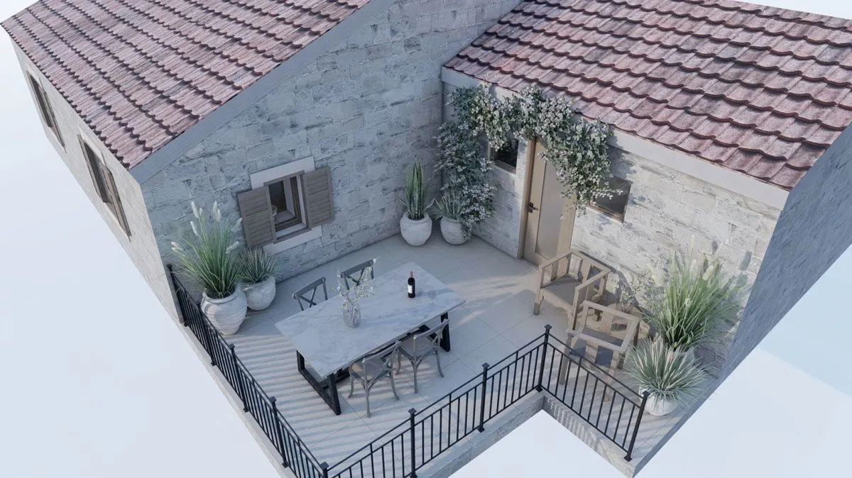 Makarska-strogi centar grada-dvosoban stan sa terasom