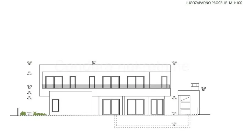 Zaton - land 695 m2 with building permit and project – 3