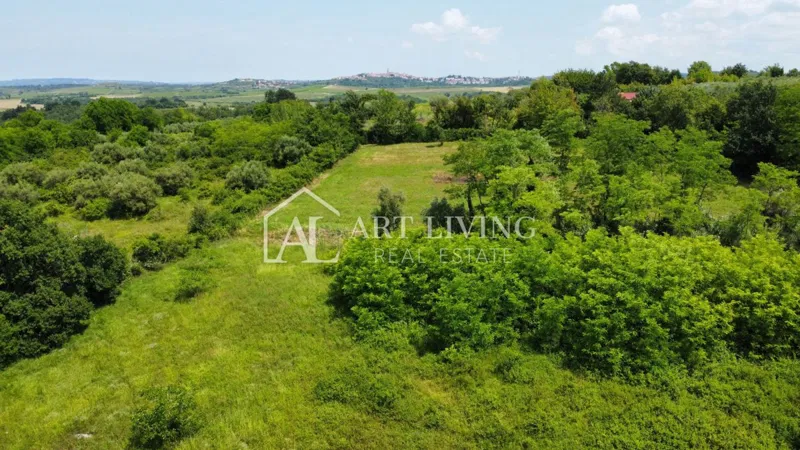 Istra, Novigrad, okolica - atraktivno građevinsko zemljište s projektom na mirnoj i lijepoj lokaciji – 2