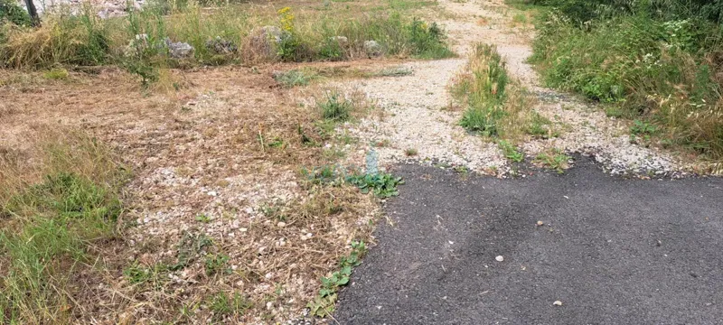 City of Krk, wider area, land 870 m2 with building permit, view, for sale – 2