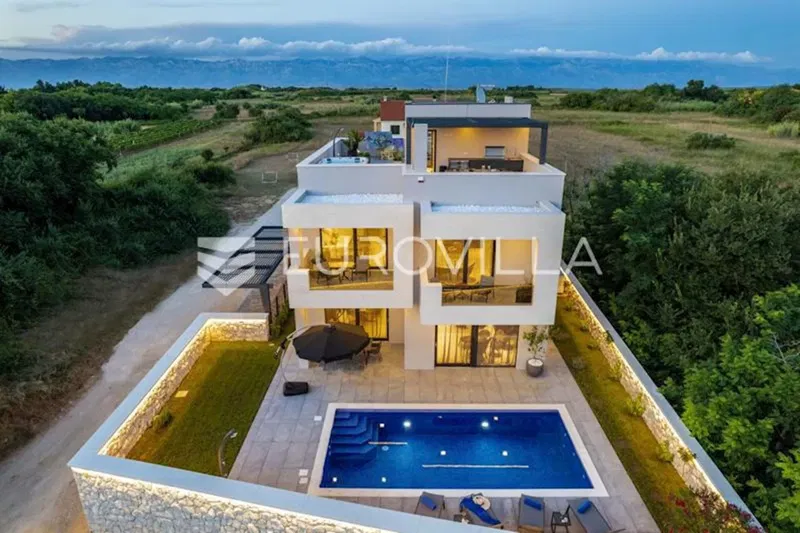 Zadar, Privlaka, modern luxury house with swimming pool – 3