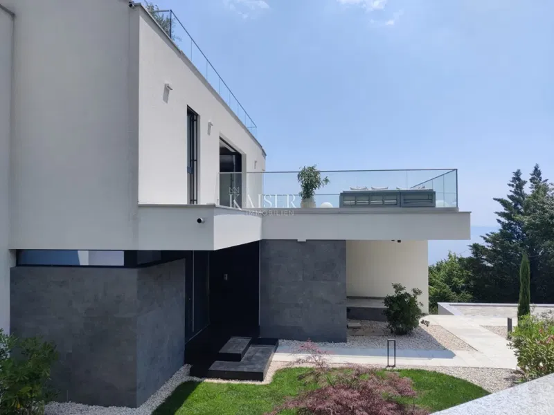 Az Opatija Riviera, egy egyedülálló villa, lenyűgöző kilátással a tengerre és a városra – 3