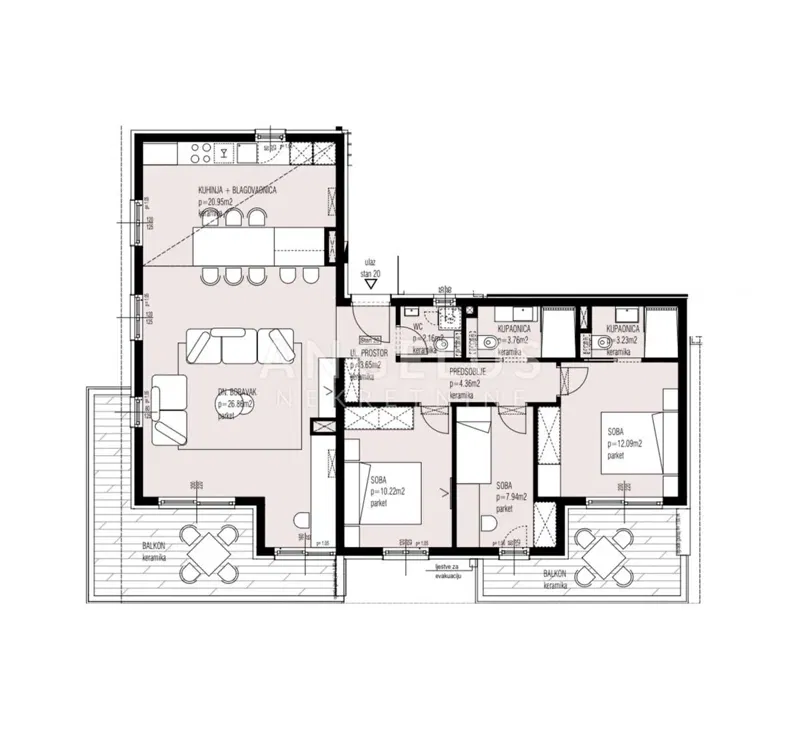 Квартира Seget Donji – 2