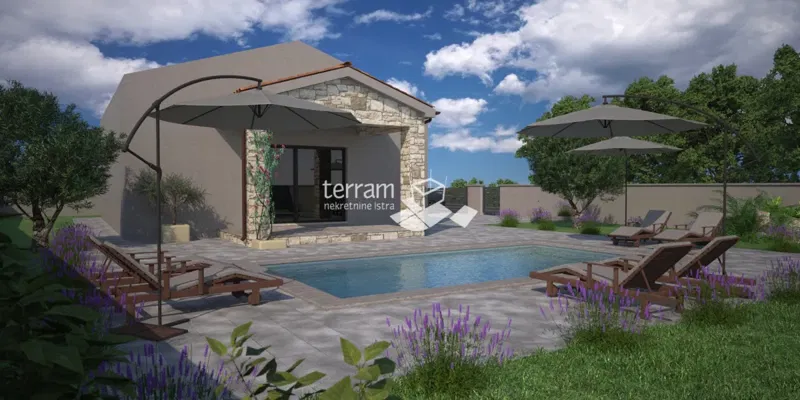 Istria, Svetvinčenat, building plot 513m2, with building permit #sale – 2