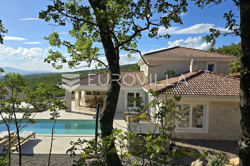 Jadranovo, luxurious rustic villa with pool and sea view – 2