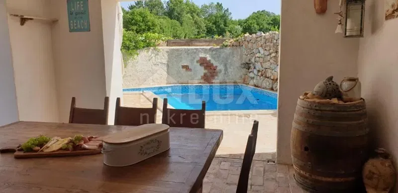 ISOLA DI KRK, MALINSKA - Incantevole casa in pietra con piscina – 2