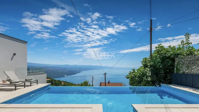 OPATIJA, BREGI - wolnostojąca ekskluzywna willa z basenem - nowa konstrukcja z panoramicznym widokiem na morze!!! MOŻLIWOŚĆ!!! – 2
