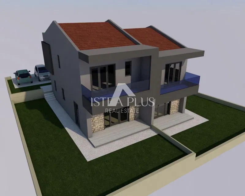 Istria, Parenzo 5 km - Terreno edificabile destinato alla costruzione di una casa bifamiliare – 3