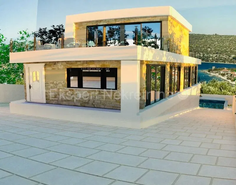 Trogir-Okolica, Drvenik Veliki, terreno edificabile 615m2, 200 metri dal mare – 2