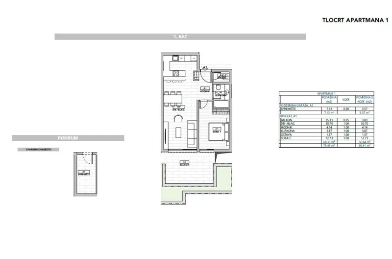 Appartamento, per la vendita, Abazzia, Croazia, 53 m2, 650.000,00 EUR – 3