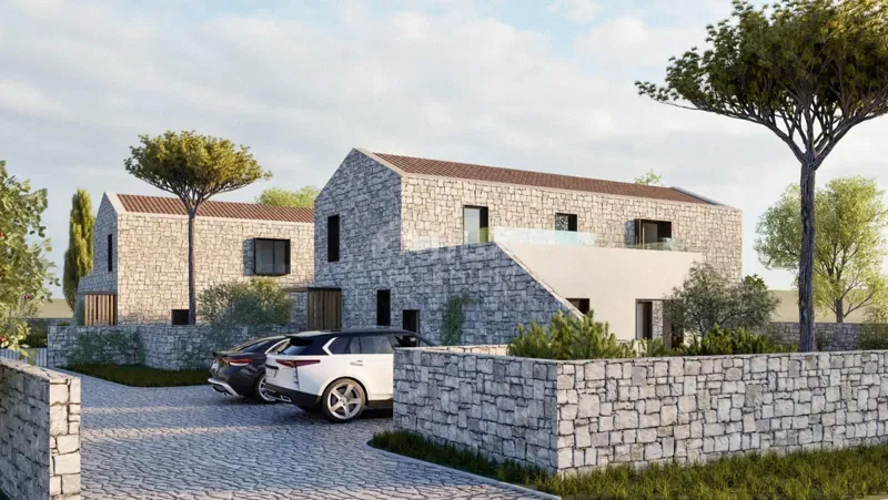 ISTRIA, BARBAN - Land with a project for 2 villas with swimming pools – 2