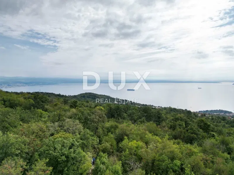 OPATIJA, VEPRINAC - building plot 600m2 with sea view for family house/ villa/ apartments/ house for rent - holiday with pool – 3