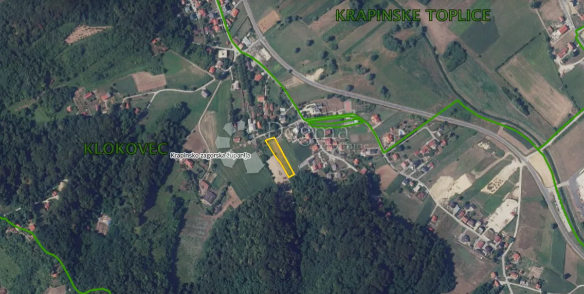 Föld Klokovec, Krapinske Toplice, 2.151m2