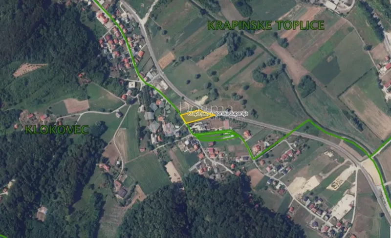 Działka Klokovec, Krapinske Toplice, 2.320m2