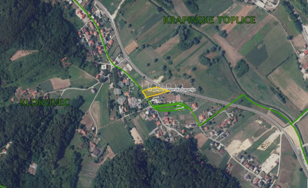 Pozemek Klokovec, Krapinske Toplice, 2.320m2