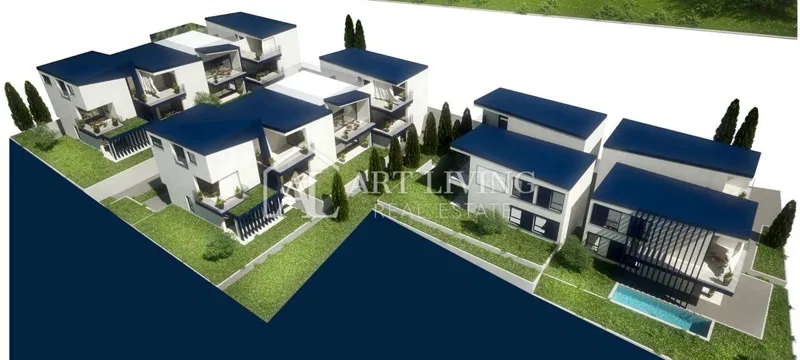 Istra, Umag, okolica - atraktivno stanovanje s pogledom na morje - NOVOGRADNJA – 2