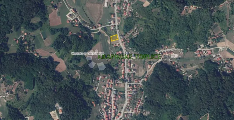 Działka Krapinske Toplice, 1.100m2