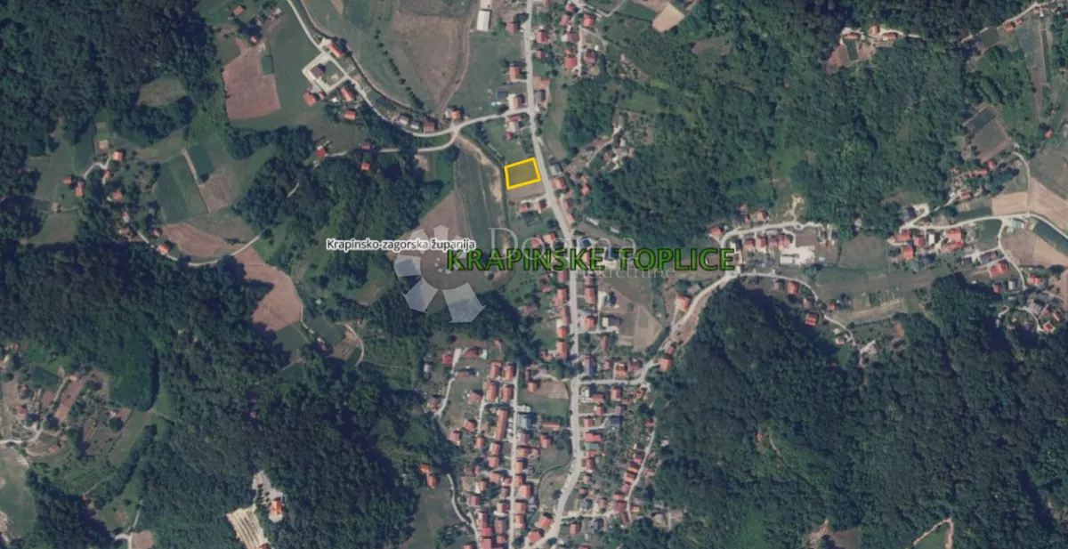 Działka Krapinske Toplice, 1.100m2