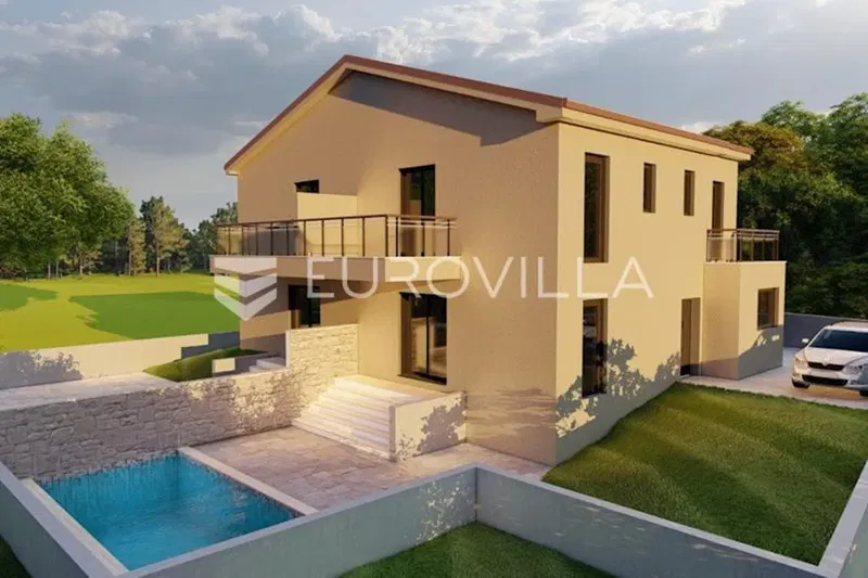 Istria, Buje, Modern semi-detached house with a beautiful view of Momjan – 2