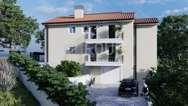 Čavle, new building, 284.67m2, house with two apartments and a garage – 3