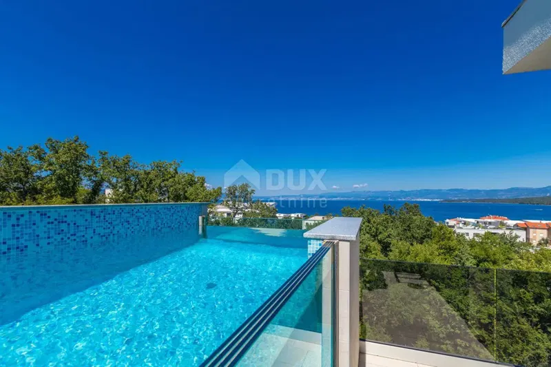 KRK ISLAND, MALINSKA - Luxury penthouse with pool and panoramic sea view – 2