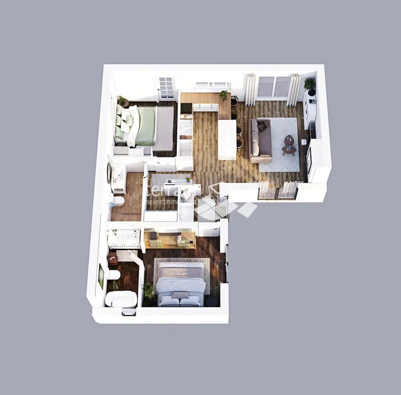 Istria, Barban, building plot with building permit for a duplex house, #sale – 3